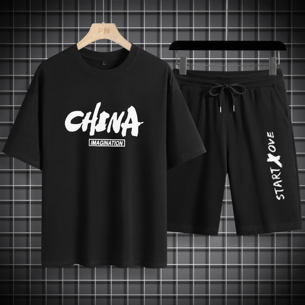 Summer Youth Clothing - 1 pieza de conjunto de camiseta