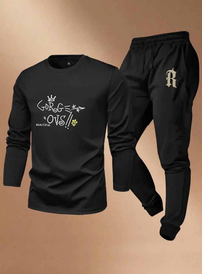 Summer Clothing Drip - Conjunto de Ropa Deportiva para Hombre,