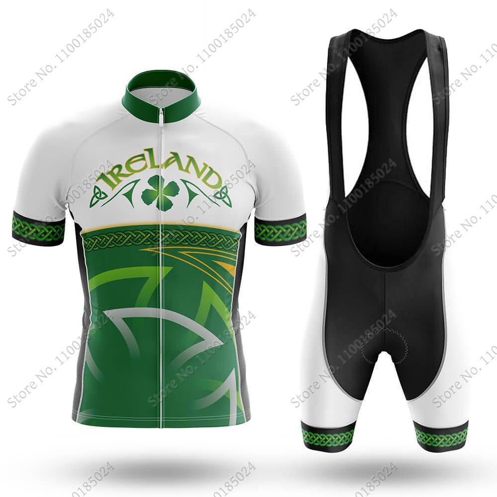 Ireland Summer Clothing - Conjunto de Ropa de Ciclismo Nacional