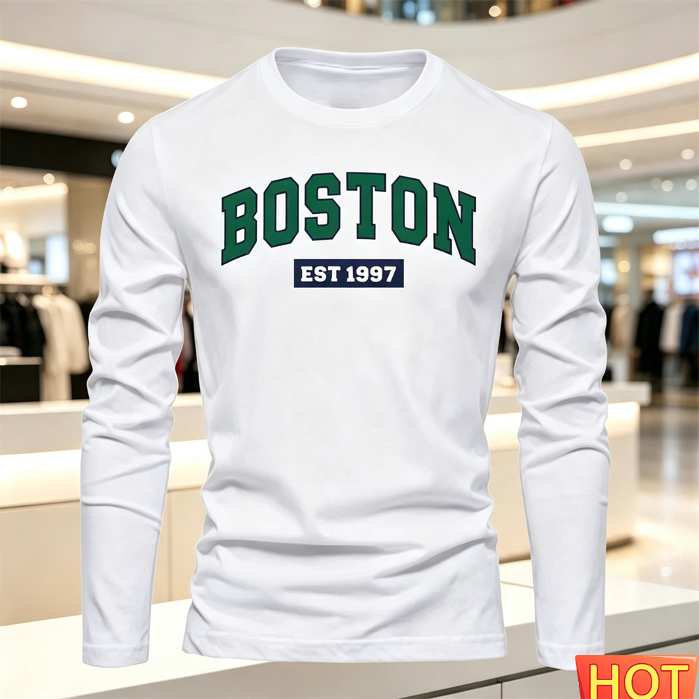 Summer Clothing Line - Camiseta de manga larga para hombre,