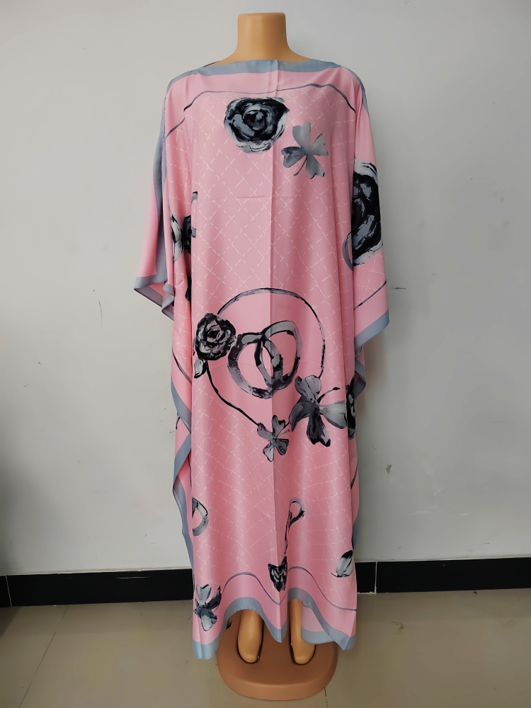 Summer Clothing Recommendations - Vestido largo de seda estampado para