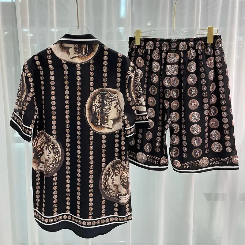 Summer Clothing Line - Conjunto de Camisa Hawaiana de 2