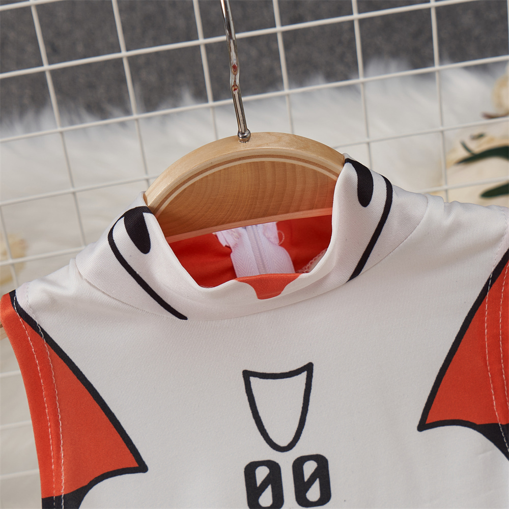Mono blanco con estampado de d - Summer Clothing Model reseña y precio