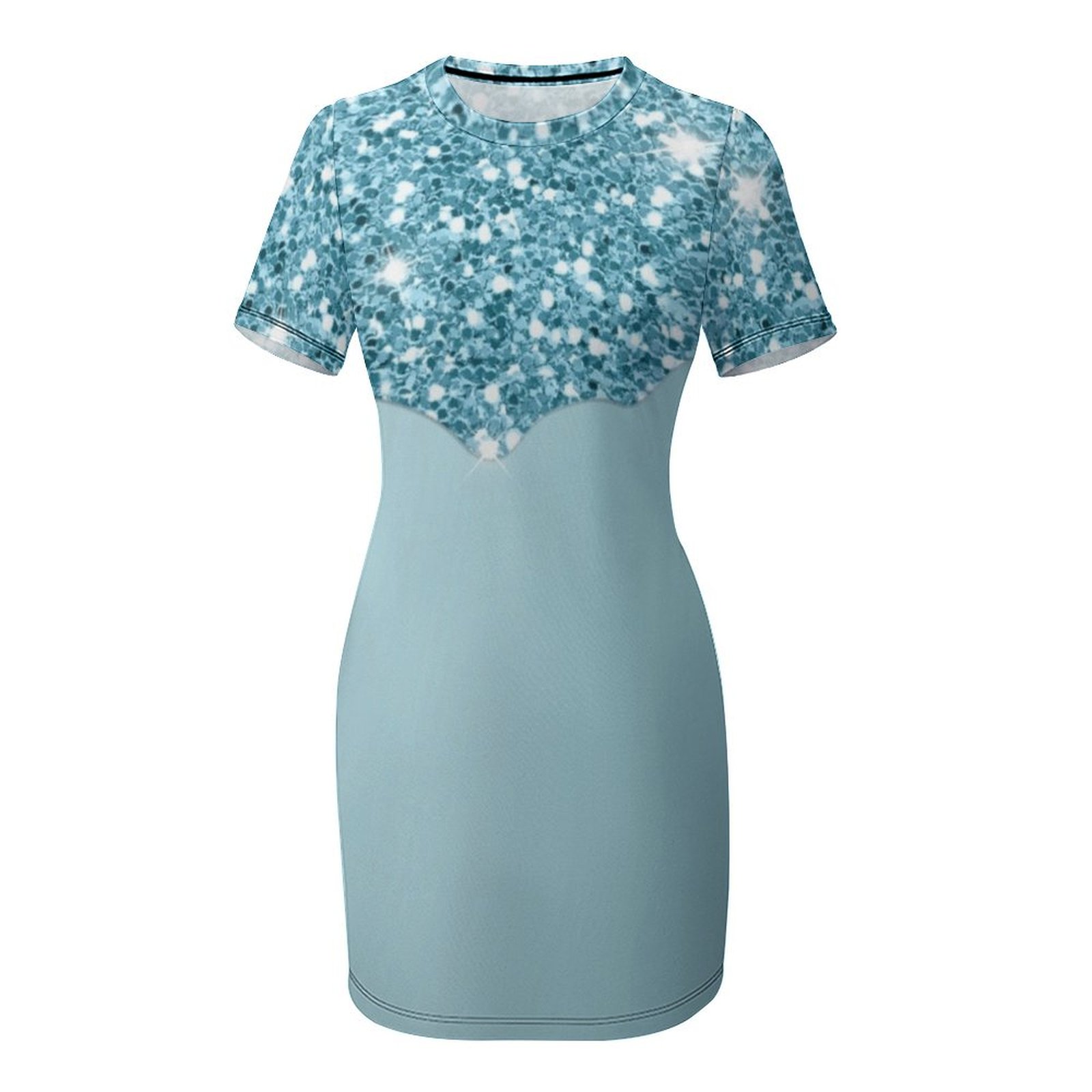 Vestido de manga corta con len - Summer Clothing Drip reseña y precio