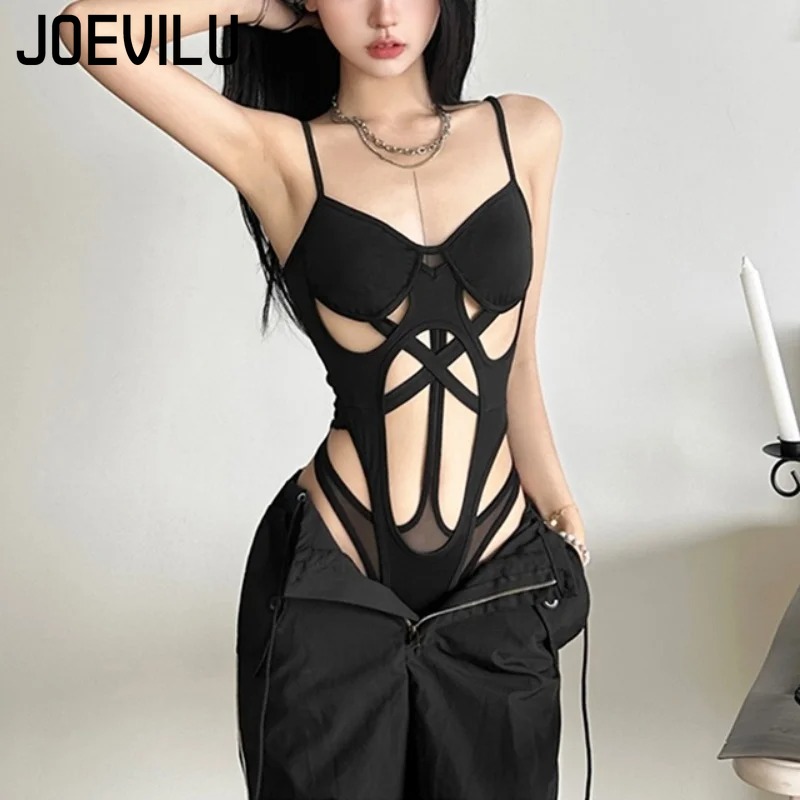 Body negro Y2K para mujer, Top - Summer Clothing Model reseña y precio