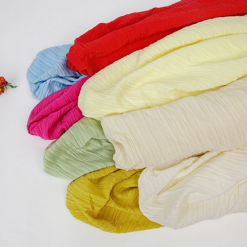 Tela plisada de gasa lisa por  - Soft Summer Yellow Clothing reseña y precio
