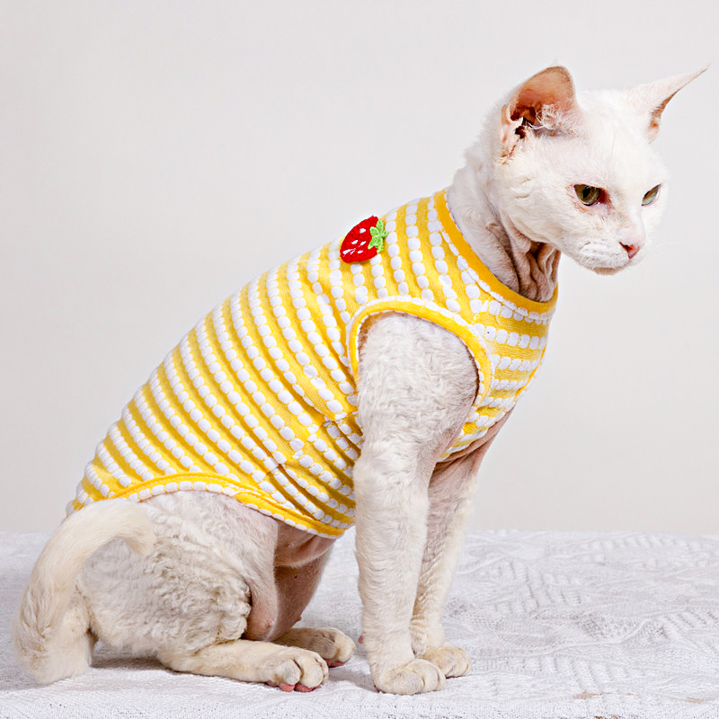 Camiseta de Verano para Gato S - Soft Summer Yellow Clothing reseña y precio