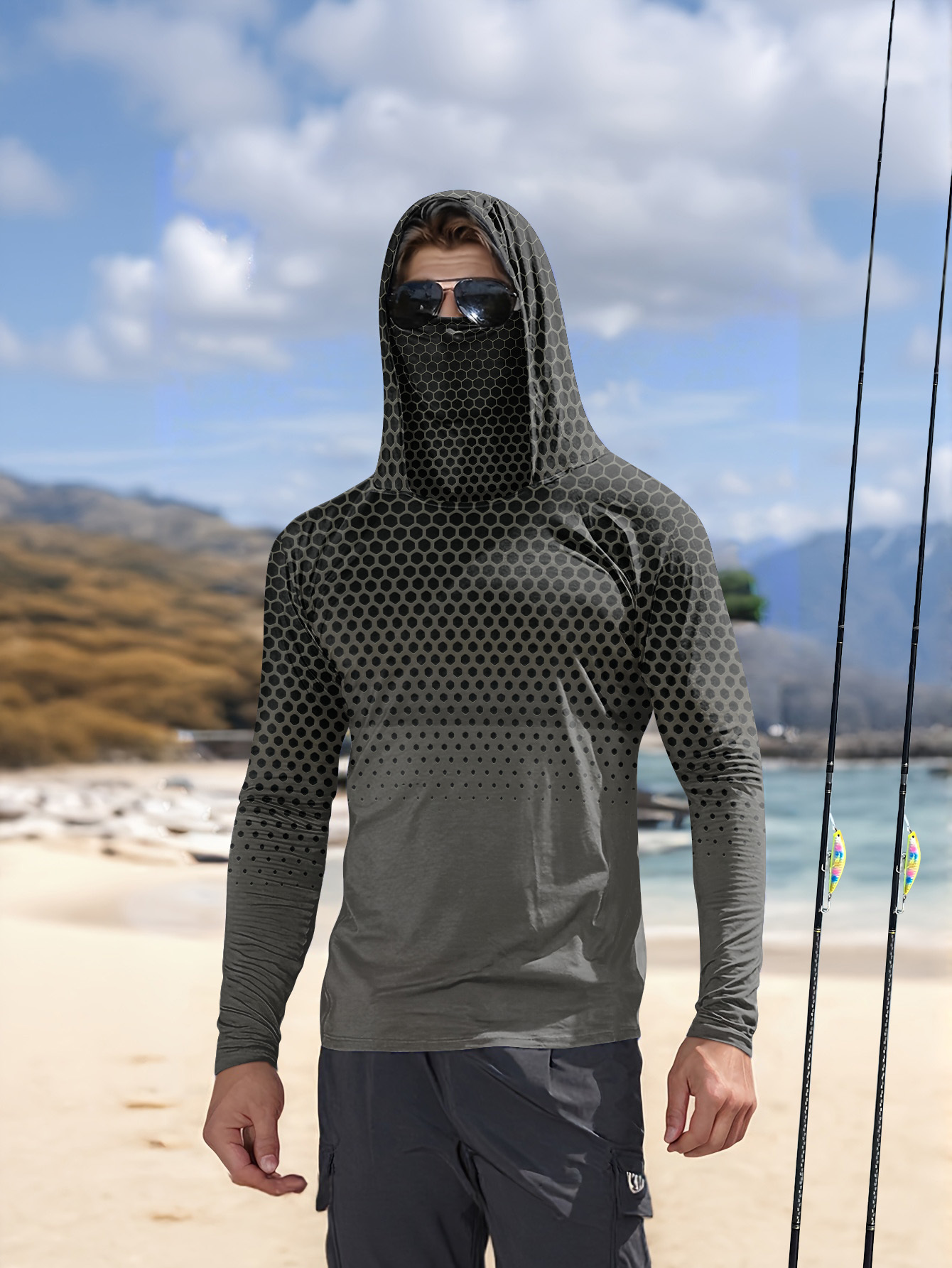 Camisa de pesca con capucha pa - Summer Clothing Usa reseña y precio
