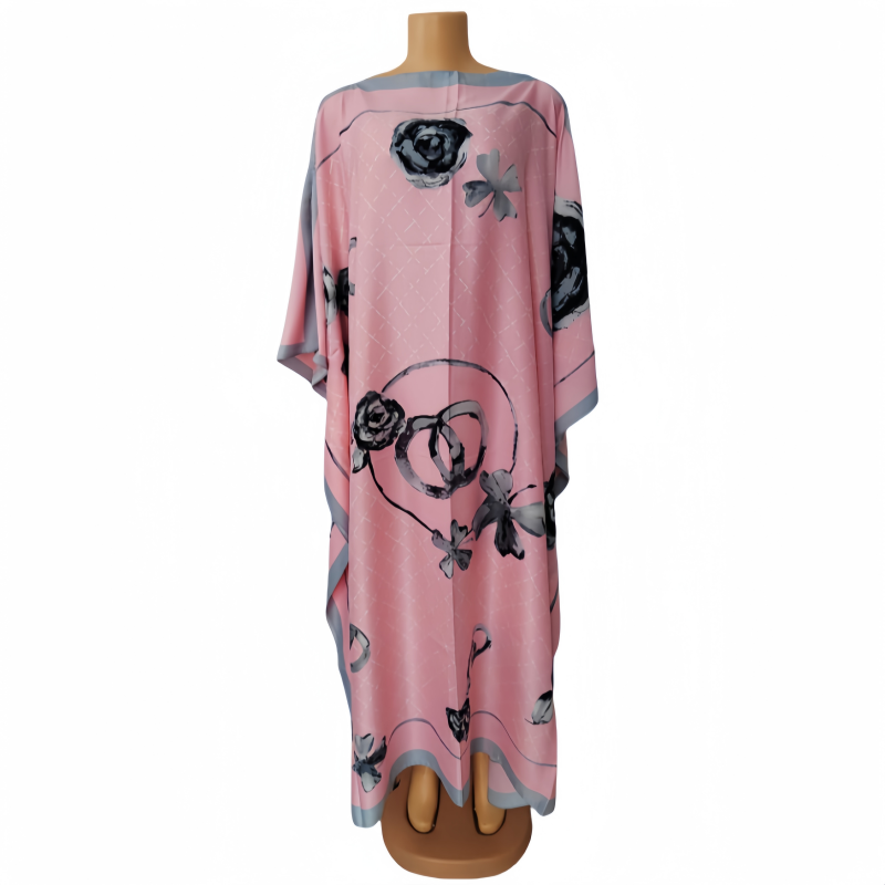 Vestido largo de seda estampad - Summer Clothing Recommendations reseña y precio