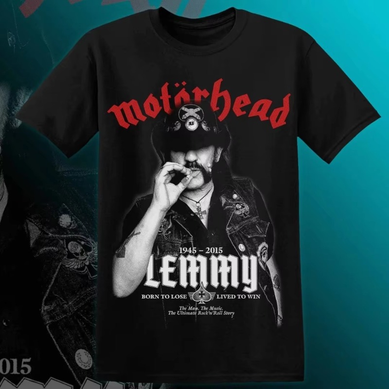 Camiseta MOTÖRHEAD LEMMY para  - Summer Clothing Brands For Women reseña y precio