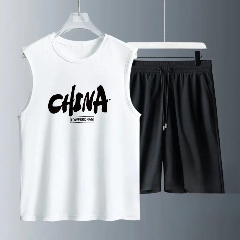 Conjuntos de Camisetas sin Man - Summer Clothing Drip reseña y precio