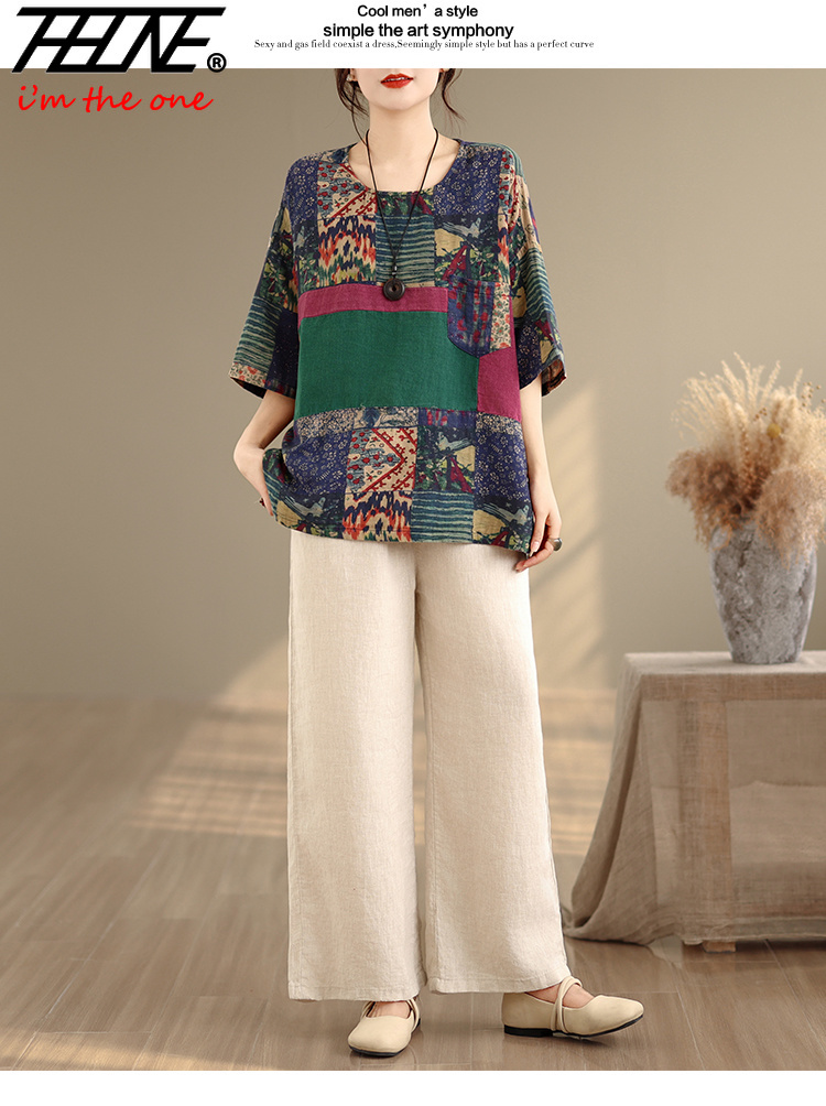 THHONE Blusa de Verano para Mu - Summer Clothing Linen reseña y precio