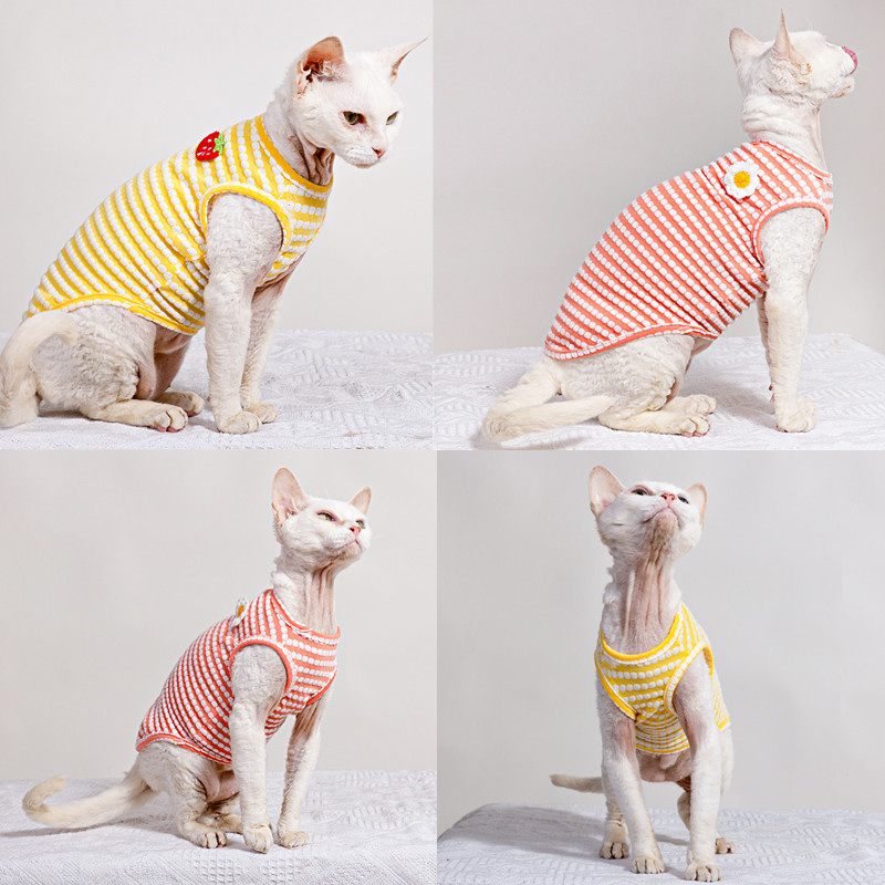 Camiseta de verano para gato S - Soft Summer Yellow Clothing reseña y precio