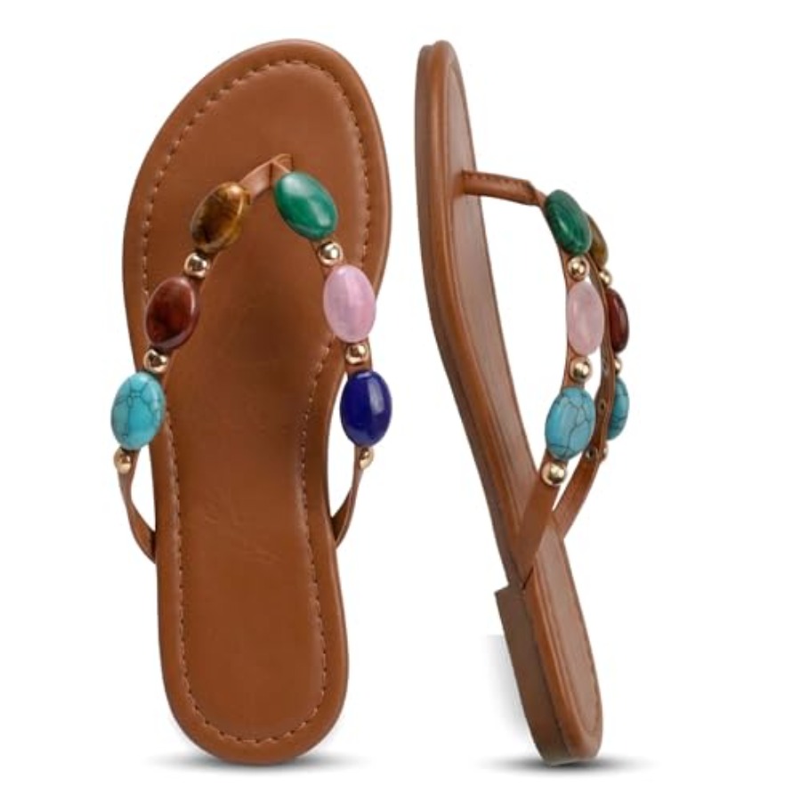 Sandalias de mujer con adornos - Flip Flop Jeweled reseña y precio