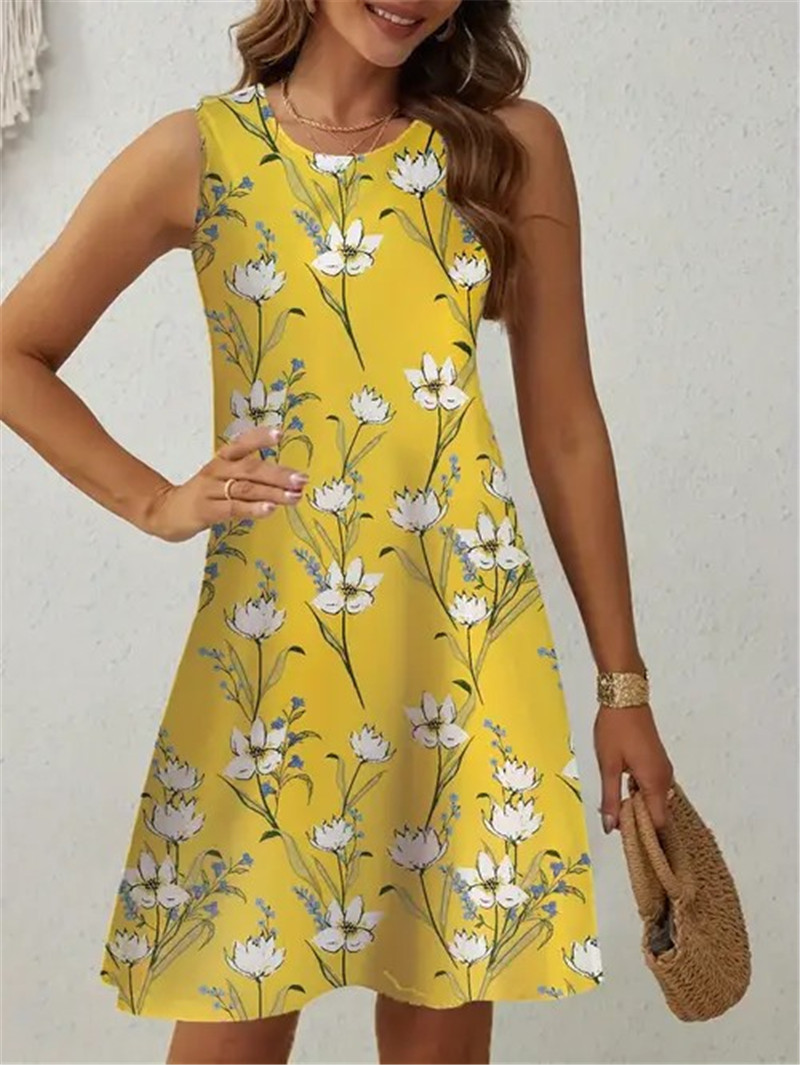 Vestido Casual Amarillo con Es - Soft Summer Yellow Clothing reseña y precio