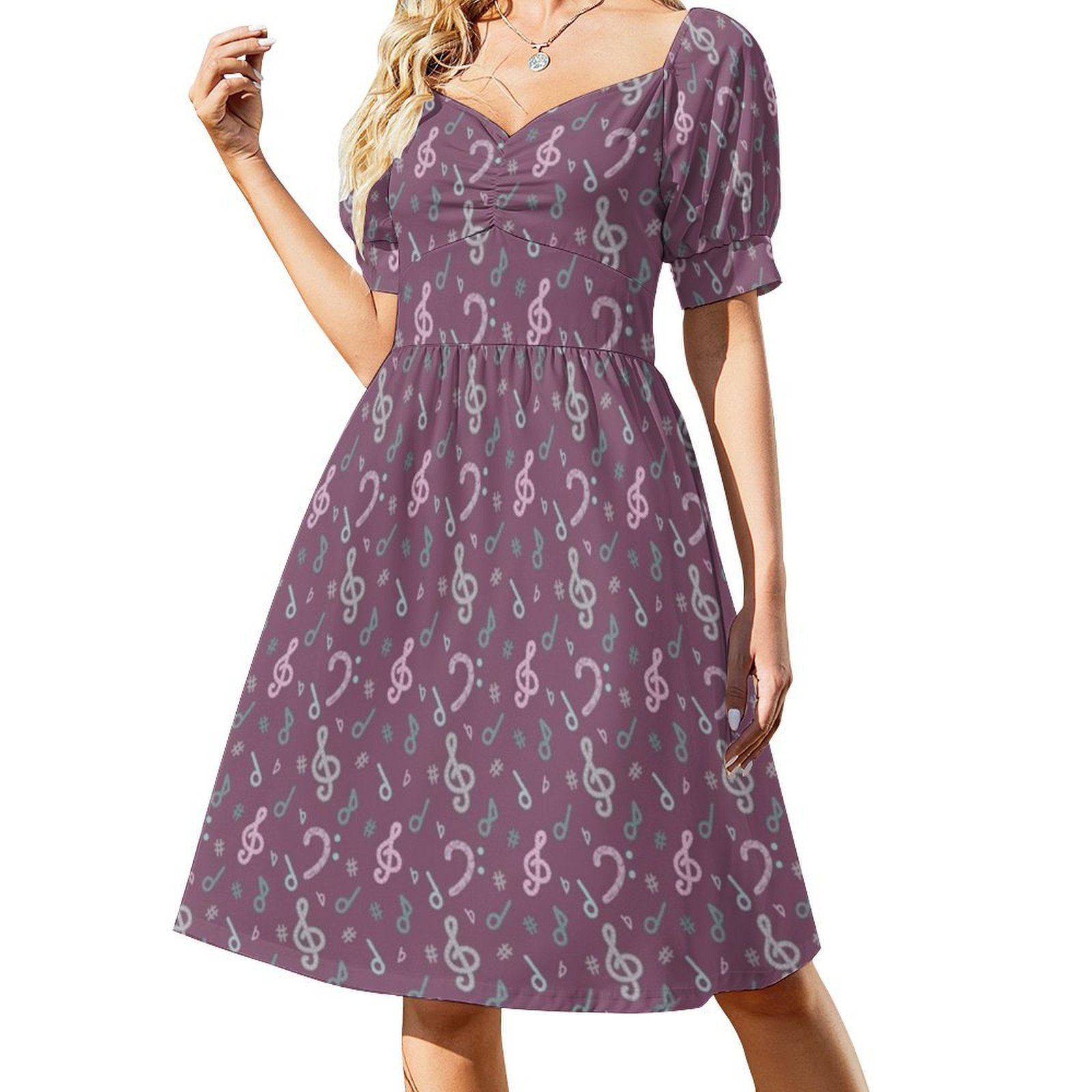 Vestido de fiesta con estampad - Summer Clothing Patterns reseña y precio