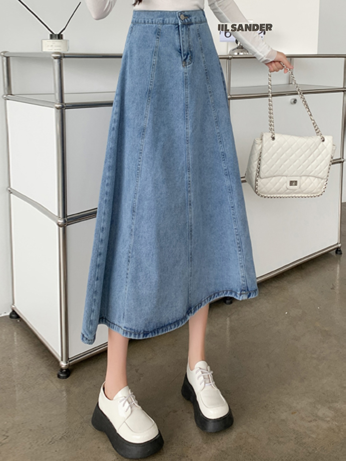 Falda Midi de Mezclilla de Cin - Summer Clothing Recommendations reseña y precio