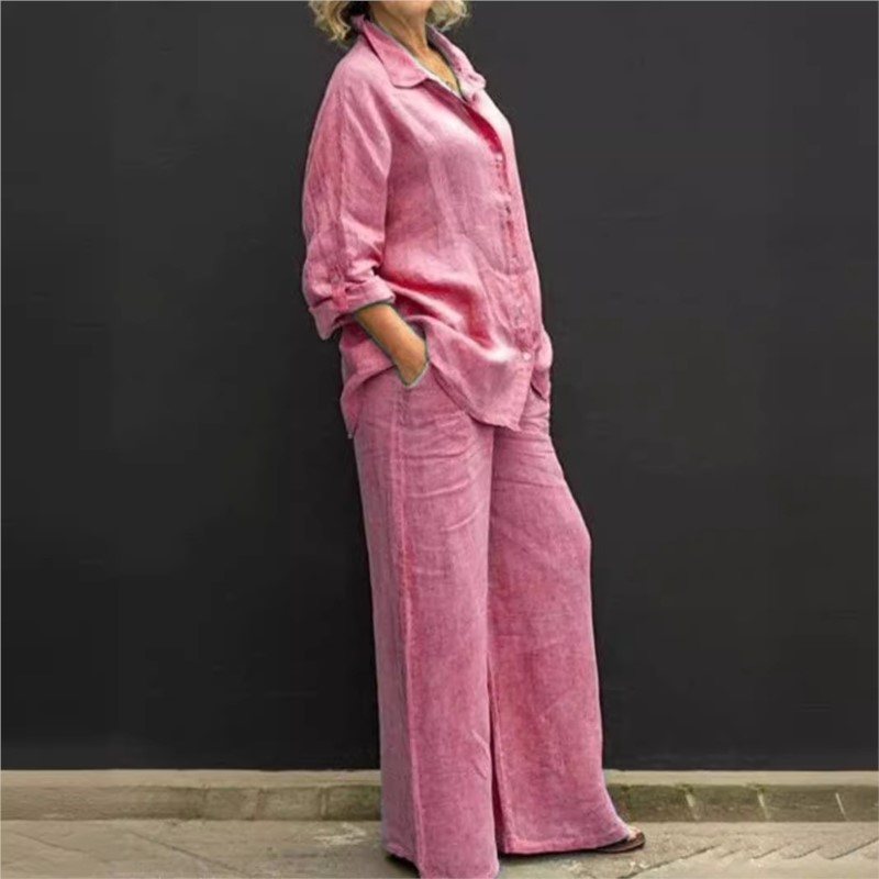 Conjunto de dos piezas para mu - Summer Clothing Linen reseña y precio
