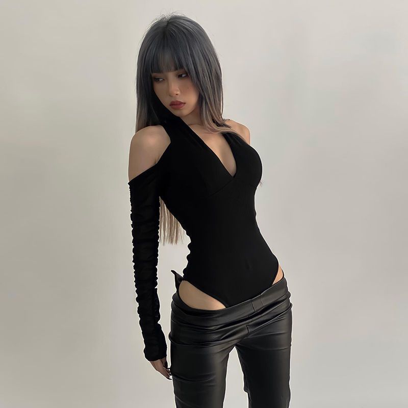 Body sexy hueco de manga larga - Summer Clothing Model reseña y precio
